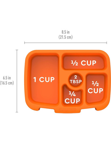 Bandeja Bentgo Kids Aviones - Reutilizable, 5 Compartimentos