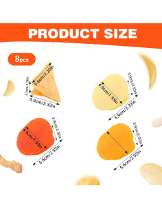 8 Clips de Patata Tyqour para Sellar Bolsas de Comida 2