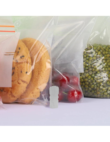 Cabilock Clips de Sellado de Bolsas - 15 Piezas - Almacenamiento Efectivo