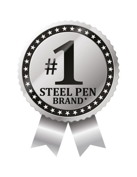 Bolígrafo retráctil Zebra Pen F-701 acero inoxidable 0.5mm