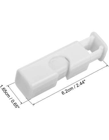 Clips para Bolsas de Pan PATIKIL 10 Pcs Reutilizables Blanco