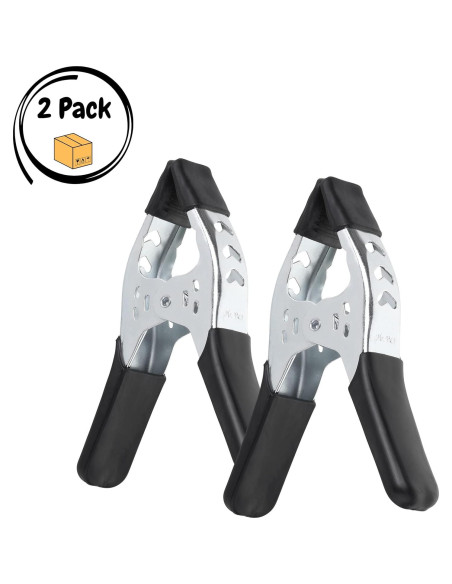 Abrazaderas de Resorte Mr. Pen 15.24 cm Alta Resistencia Metal - Set de 2