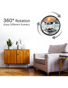 Arte de Arena 3D Mtadmai 43.69 cm Decoración Relajante 2