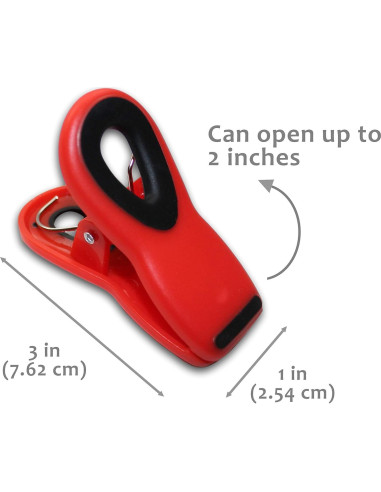 Clip y Pinzas Natta para Comida - Paquete de 6 Unidades