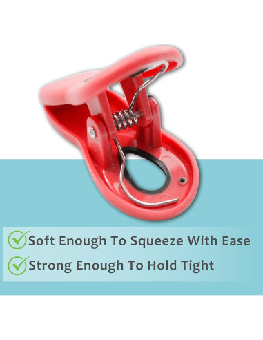 Clip y Pinzas Natta para Comida - Paquete de 6 Unidades