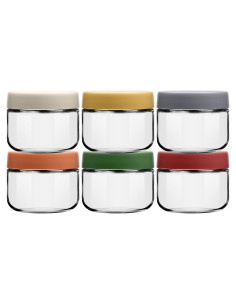 Frascos de vidrio herméticos EONJOE 8oz - Paquete de 6