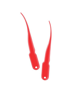 Desvenador de Camarones Maine Man, Juego de 2, Rojo, 26.99 cm
