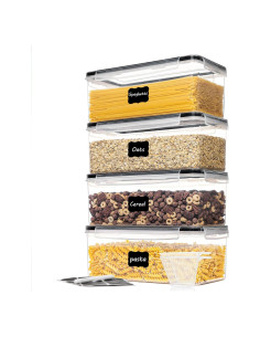 Contenedores de Almacenamiento Vtopmart 4PCS 3.2L Herméticos