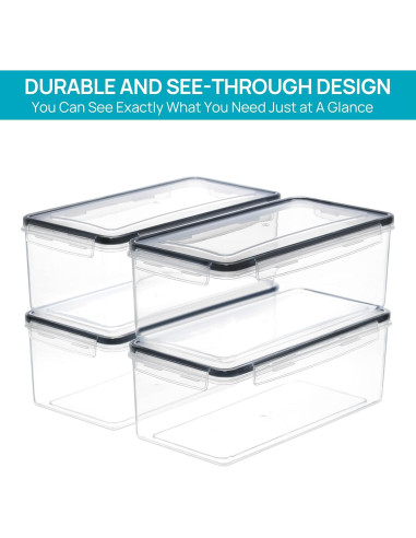 Contenedores de Almacenamiento Vtopmart 4PCS 3.2L Herméticos