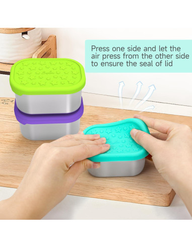 Contenedores de Aperitivos SOPHICO Acero Inoxidable 230 ml 4 Pack