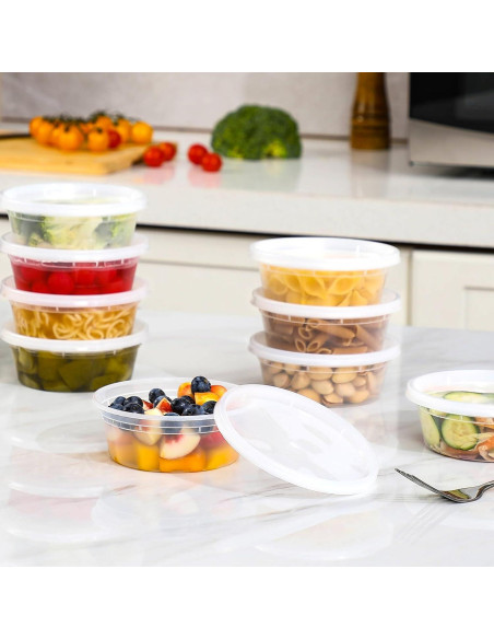 Contenedores Plásticos AOZITA 36 Sets 237 ml Herméticos