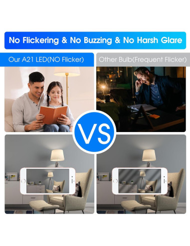 Bombillas LED E ENERGETIC LIGHTING A21 150W 2300LM 3000K