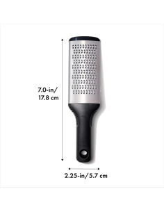 Rallador OXO Good Grips Acero Inoxidable Negro 33 cm 2