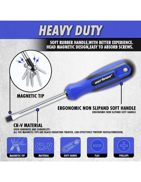 Juego de Destornilladores CARTMAN 59 Piezas Magnéticos