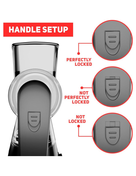 Rallador de Queso Manual Cocina de Nonni con 3 Cuchillas Intercambiables Rallador de Queso Manual Cocina de Nonni con 3 Cuchillas Intercambiables