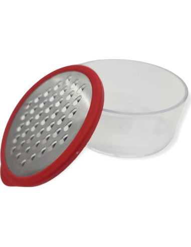 Mini Rallador con Contenedor Handy Housewares - Acero Inoxidable