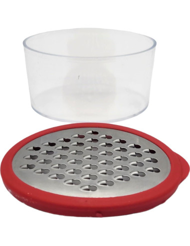 Mini Rallador con Contenedor Handy Housewares - Acero Inoxidable