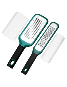 Set de Ralladores de Mano linoroso - Acero Inoxidable, 2 Piezas