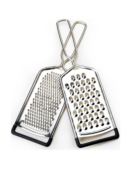 Rallador de Queso Mano RSVP Internacional 25.4 x 6.99 cm 2 Pzas