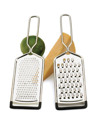 Rallador de Queso Mano RSVP Internacional 25.4 x 6.99 cm 2 Pzas