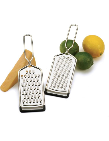 Rallador de Queso Mano RSVP Internacional 25.4 x 6.99 cm 2 Pzas