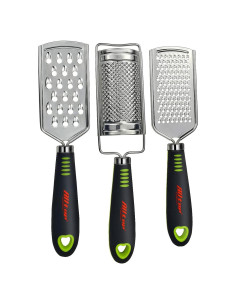 Set de Ralladores ALLTOP de Acero Inoxidable - 3 Piezas