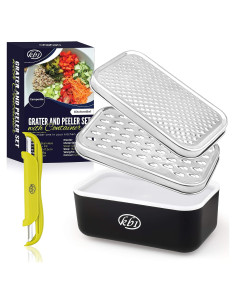 Juego de Rallador y Pelador KitchenBe1 con Contenedor BPA