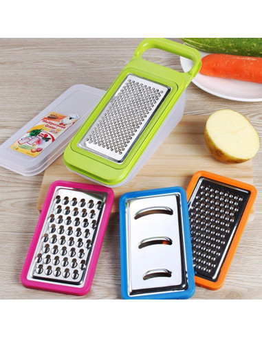 Cortador de Verduras TENTA Kitchen 4 en 1 Verde con Almacenamiento