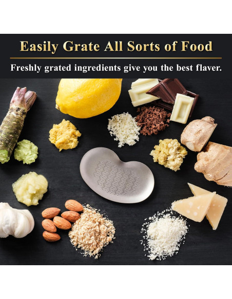 Rallador de Titanio Wablade 8.7 cm Japonés para Wasabi y Queso Rallador de Titanio Wablade 8.7 cm Japonés para Wasabi y Queso