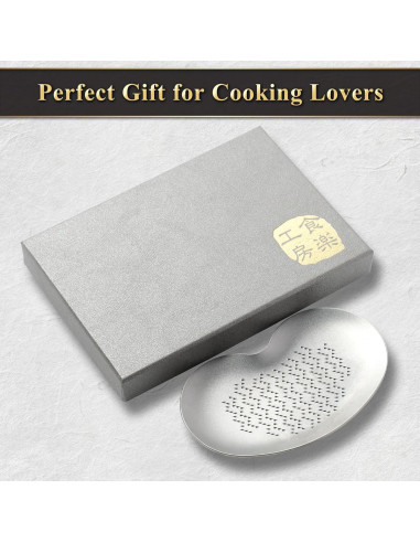 Rallador de Titanio Wablade 8.7 cm Japonés para Wasabi y Queso