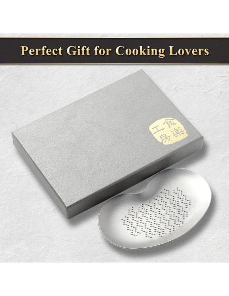 Rallador de Titanio Wablade 8.7 cm Japonés para Wasabi y Queso Rallador de Titanio Wablade 8.7 cm Japonés para Wasabi y Queso