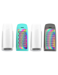 Conjunto de Ralladores de Mano Marco Almond MA63 Titanio Arcoíris