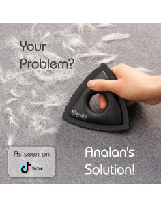 Removedor de Pelo de Mascota Analan Triangular 12cm Ecológico 2
