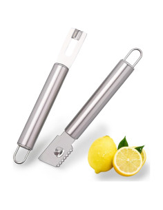 Juego de 2 Ralladores de Limón Wloedor de Acero Inoxidable
