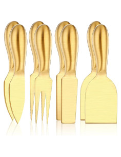 Juego de cuchillos de queso Molain 8 piezas acero inoxidable