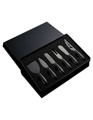 Juego de cuchillos de queso MBBITL 6 piezas acero inoxidable