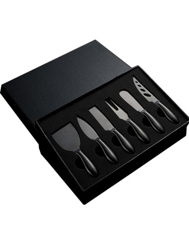 Juego de cuchillos de queso MBBITL 6 piezas acero inoxidable