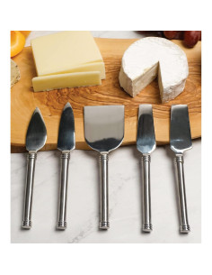 Set de 5 Cuchillos de Queso RSVP Internacional 15.24 cm Acero Inoxidable 2