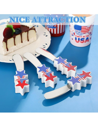 Set de 10 Cuchillos para Untar Queso Sieral - Acero Inoxidable