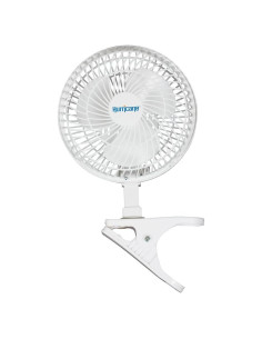 Ventilador de Clip Hurricane 15 cm 2 Velocidades Blanco