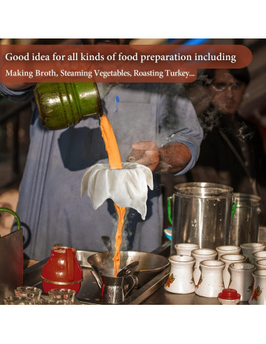 Paños de Queso eFond 3PCS Grado 100 50.8x50.8 cm Reutilizables