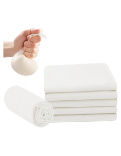 Paquete de 6 Paños de Queso Muomdid 50.8 x 50.8 cm Algodón