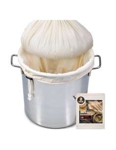 Bolsa de Cerveza de Algodón 100% SCENGCLOS 66x56 cm 2 Pzas