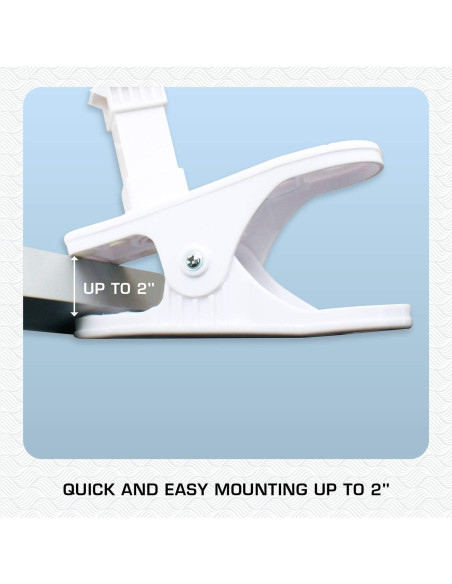 Ventilador de Clip Hurricane 15 cm 2 Velocidades Blanco