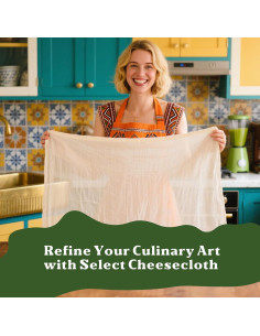 Gasa Orgánica 100% Algodón Sin Blanquear 2 Yardas JCIIEWF 2