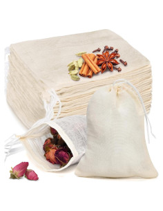 20 Bolsas de Muselina Reutilizables HyozorGo 10.16x7.62cm