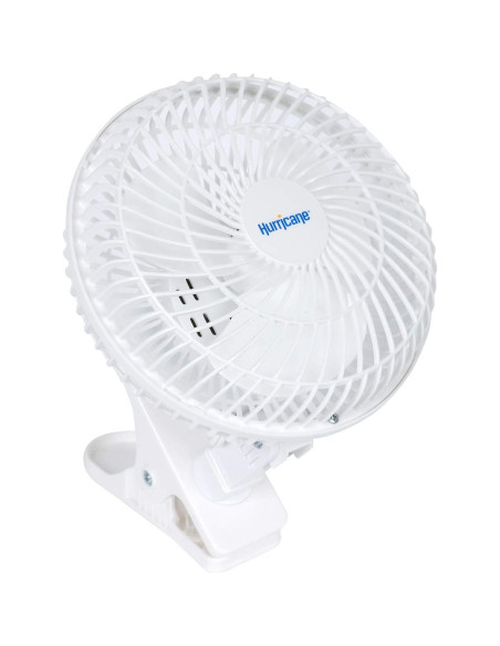 Ventilador de Clip Hurricane 15 cm 2 Velocidades Blanco