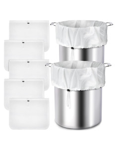 Chumia 5 Bolsas de Filtrado Reutilizables 66 x 56 cm para Queso y Vino