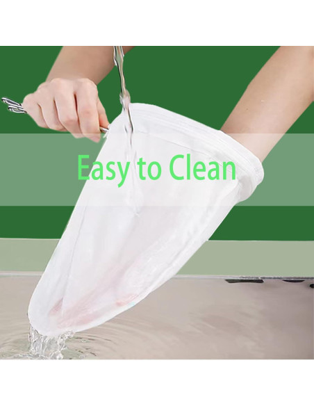 2 PC Bolsas Reutilizables para Filtrar Leche de Nueces IKJNMLP