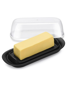 Plato para Mantequilla Hermético Hekeieon con Tapa Transparente
